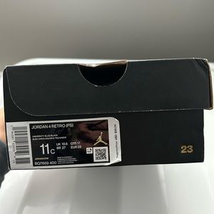 Kids Jordan 4 retro sneakers